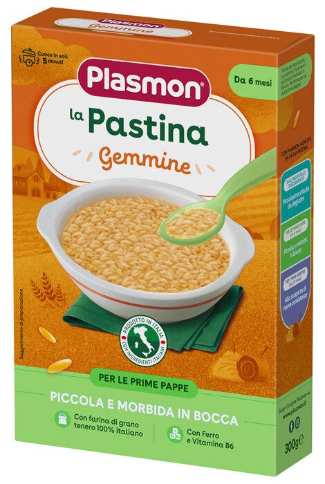 Plasmon La Pastina Gemmine 300g 6 Mesi+