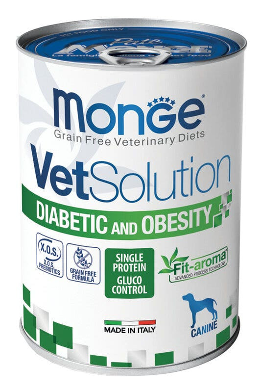 Monge VetSolution Diabetic And Obesity Canine Lattina 400g