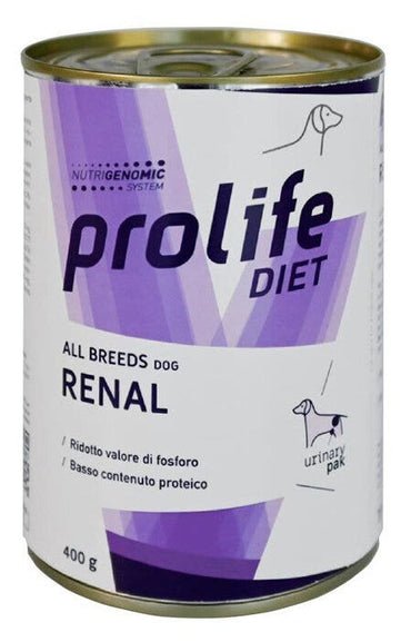 Prolife Diet Dog Renal All Breeds Cibo Umido Per Cani Lattina 400g