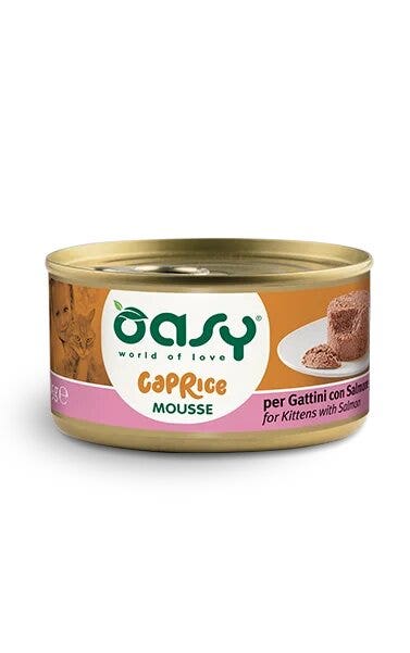 Oasy Caprice Mousse Con Salmone Per Gattini 85g