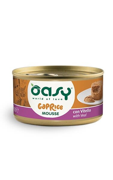 Oasy Wet Cat Caprice Mousse Con Vitello 85g