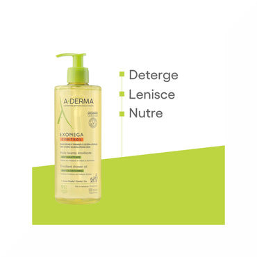 A-Derma Exomega Control Olio Lavante Emolliente Anti-Grattage 500ml