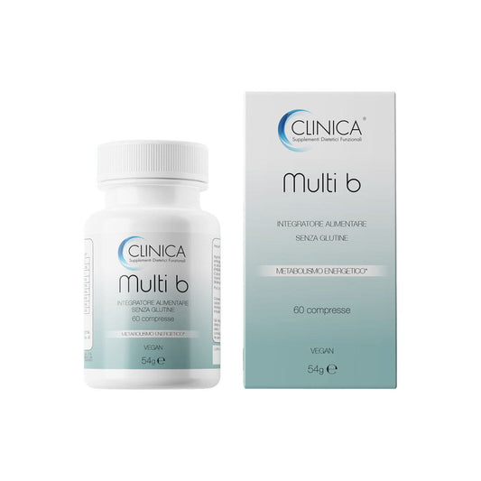 Clinica Multi b - vitamina b - 60 compresse = 2 mesi di trattamento