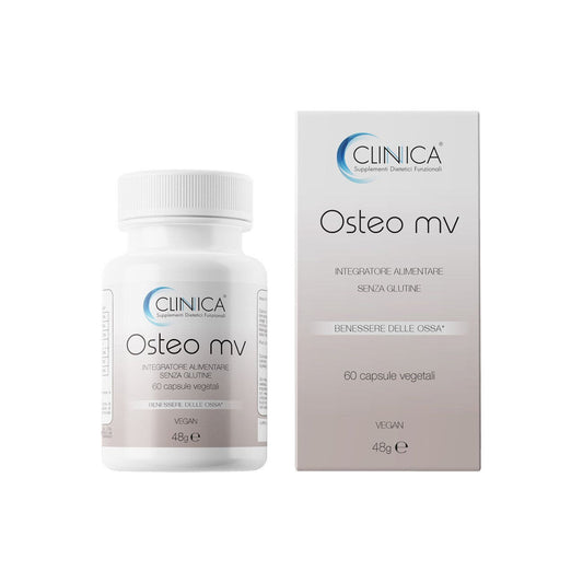Clinica Osteo mv - ossa - 60 capsule vegetali = 1 mese di trattamento