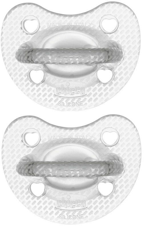 Chicco Gommotto Silicone Crystal 2-6 Mesi 2 Pezzi