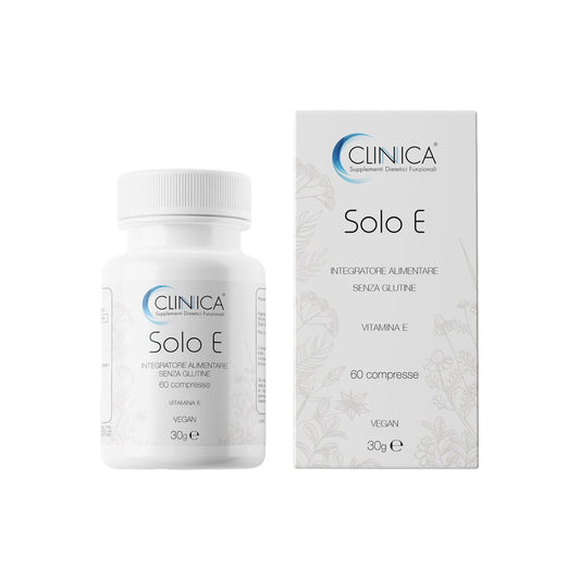 Clinica Solo E - vitamina E - 60 compresse = 2 mesi di trattamento