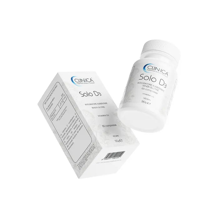 Clinica Solo D3 - vitamina D3 - 60 compresse = 2 mesi di trattamento
