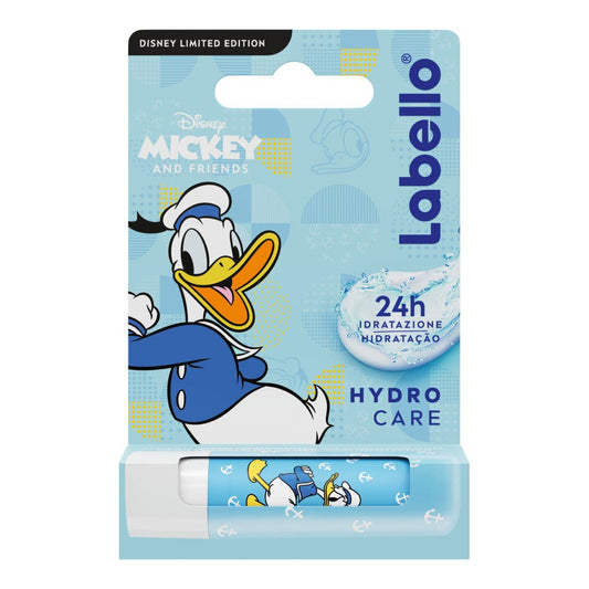 Labello Hydro Care Disney Limited Edition Donald Duck Burrocacao Labbra Idratante Con Spf15 4,8g