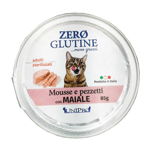 Unipro Gatto Zero Glutine Con Maiale 85g