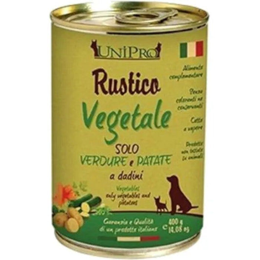 Unipro Rustico Cibo Umido Vegetale Per Cani Barattolo 400g