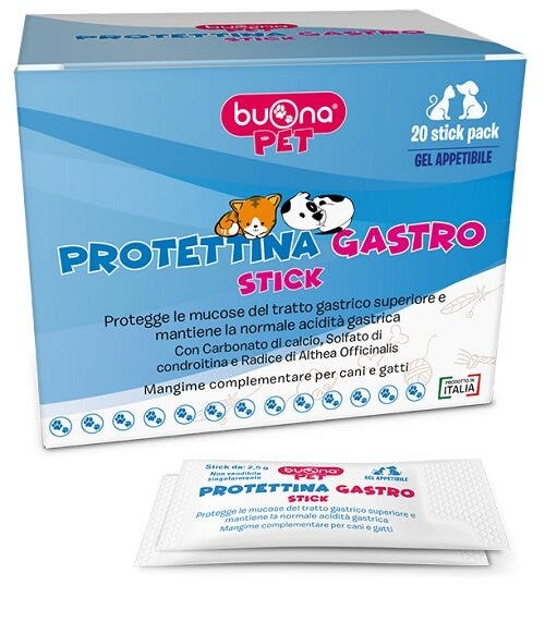 Buona Pet Protettina Gastro 20 Stick Gel Appetibile