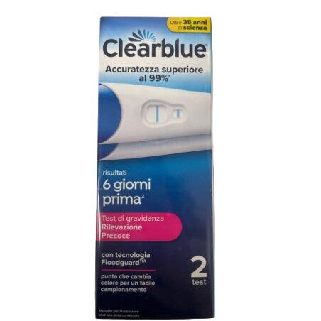 Clearblue Test di Gravidanza Visuale Precoce 2 Test