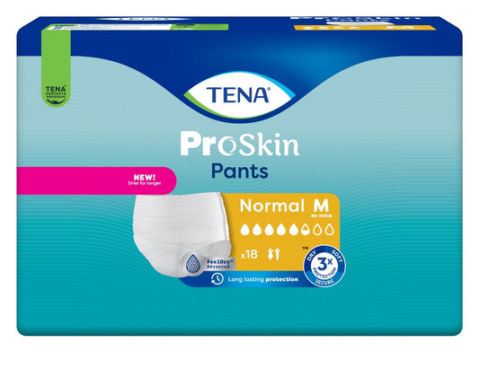Tena Pants Normal Pannoloni Mutandine Assorbenti Taglia M 18 Pezzi