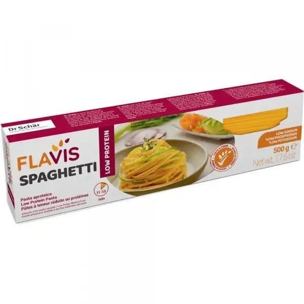 Flavis Spaghetti Pasta Aproteica 500g