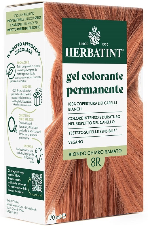 Herbatint 8r Biondo Chiaro Ramato 170 ml