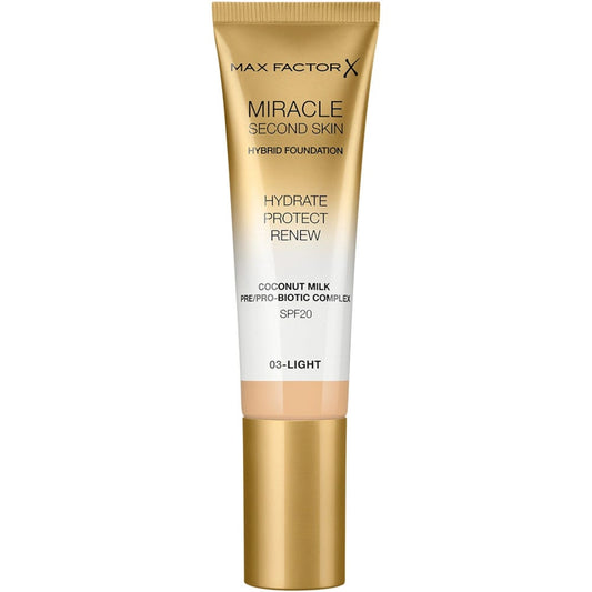 Max Factor Miracle Second Skin Fondotinta Liquido 30ml 03-Light