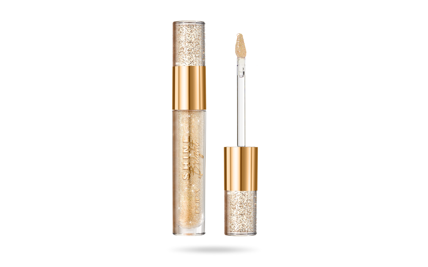 Pupa Shine Bright Lip Gloss-Gelatina Illuminante Labbra 4ml 001 Starligth Gold