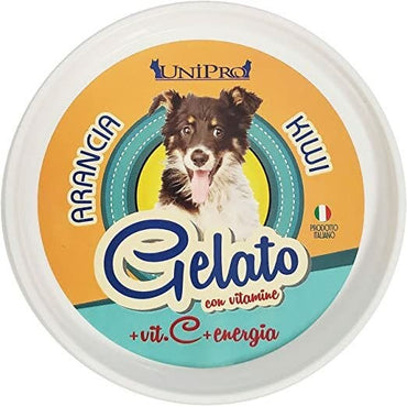 Unipro Preparato Per Gelato Arancia/Kiwi Alimento Complementare Per Cani 60g