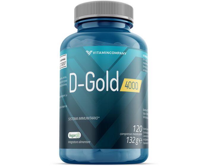 Vitamincompany Vitamina D Gold 4000 UI Arancia 120 Compresse