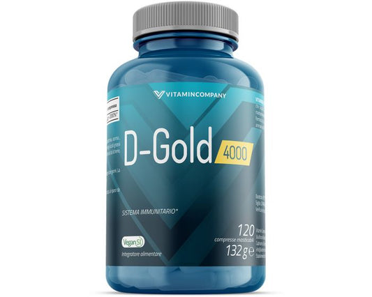 Vitamincompany Vitamina D Gold 4000 UI Arancia 120 Compresse
