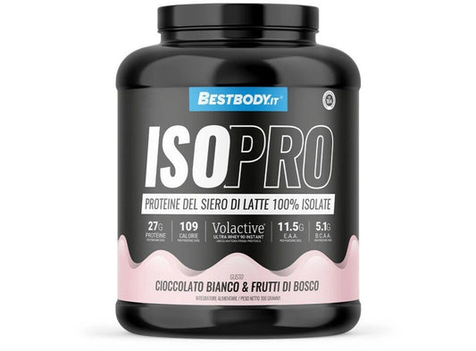 Bestbody IsoPro Volactive Gusto Cioccolato Bianco & Frutti di Bosco 700g