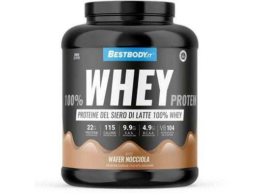 Bestbody 100% Whey Protein Gusto Wafer Nocciola 2 Kg