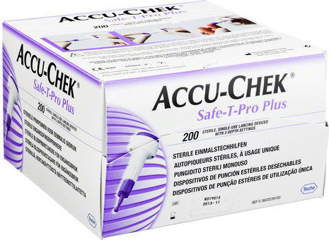 ACCUCHEK Safe-T-Pro Plus 200 PEZZI