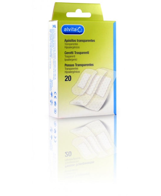 ALVITA CEROTTI TRASPARENTI 20 PEZZI