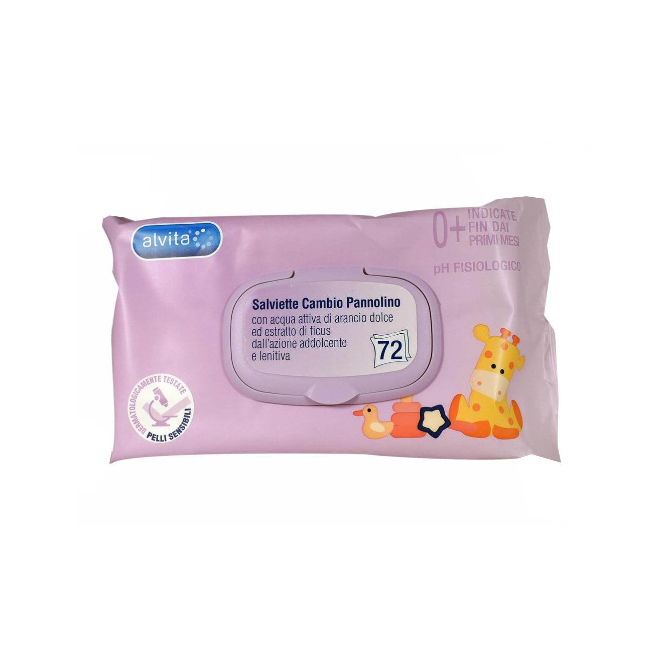 ALVITA SALVIETTE CAMBIO PANNOLINO 72 PEZZI