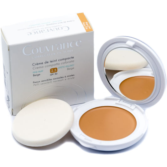 AVENE COUVRANCE FONDOTINTA IN CREMA COMPATTA OIL FREE BEIGE