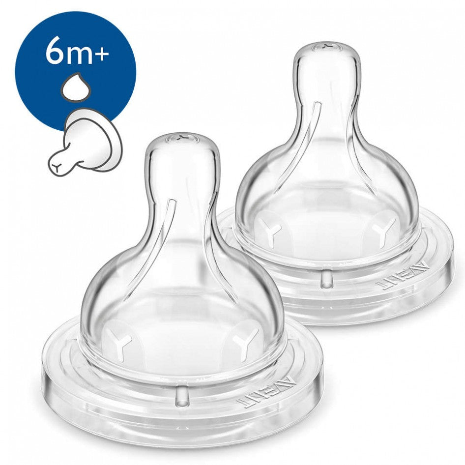 AVENT 2 TETTARELLE CLASSIC FLUSSO DENSO FESSURA Y