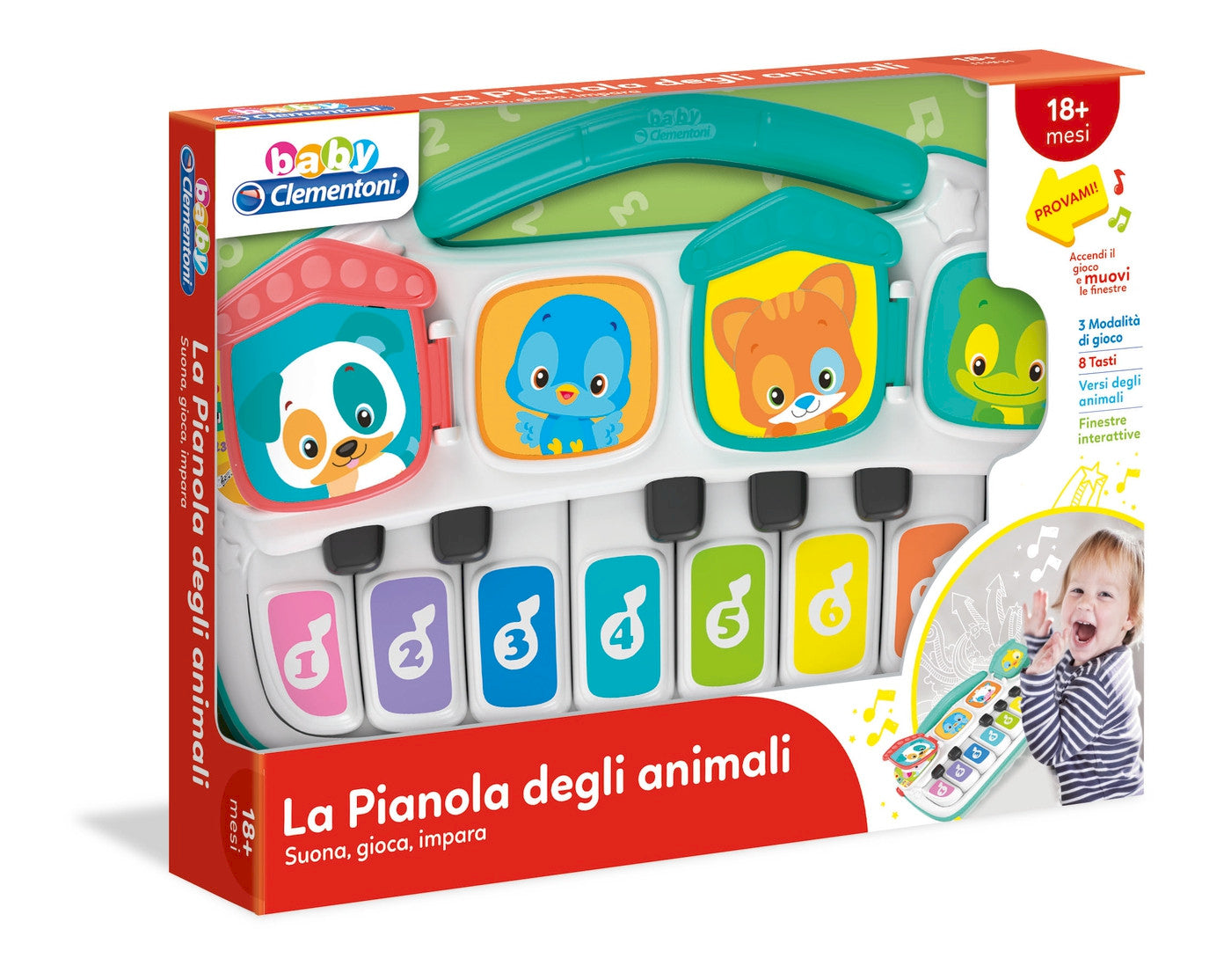 BABY CLEMENTONI LA PIANOLA DEGLI ANIMALI