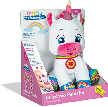 BABY CLEMENTONI PELUCHE UNICORNO