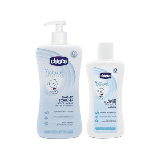 CHICCO BAGNOSCHIUMA 500ML + SHAMPOO 200ML
