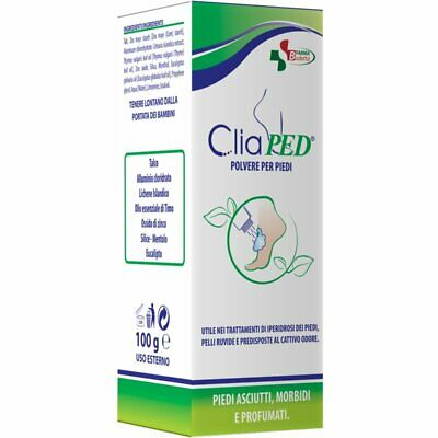 CLIAPED POLVERE PIEDI 100 GRAMMI