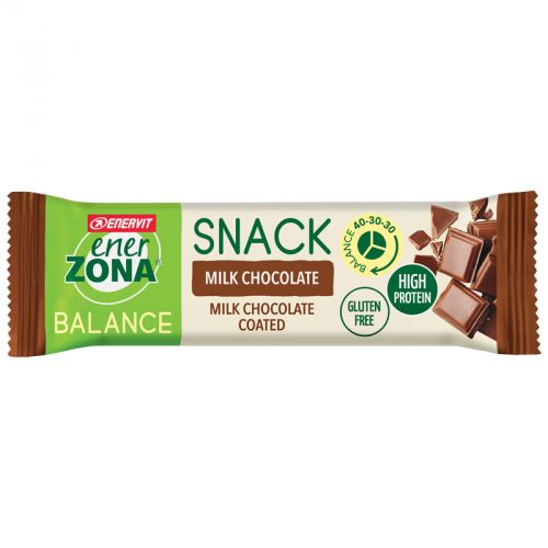 ENERZONA SNACK BALANCE MILK CHOCOLATE BARRETTA 33 GRAMMI