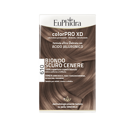 EUPHIDRA COLORPRO XD 610 BIONDO SCURO CENERE