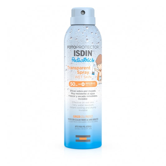 ISDIN FOTOPROTECTOR PEDIATRICS SPF50+ WET SKIN TRASPARENT SPRAY 250ML