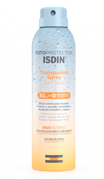 FOTOPROTECTOR TRASPARENT SPRAY WET SKIN SPF30 250ML