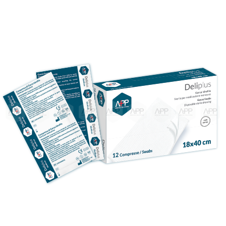 GARZA DELIPLUS 18X40CM 12 PEZZI CODISAN