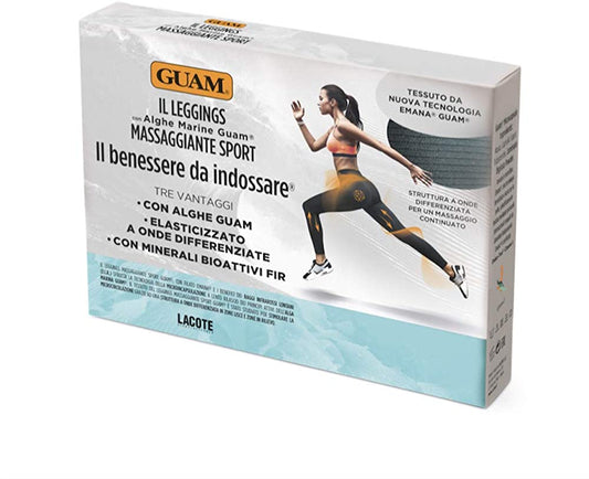GUAM LEGGINS MASSAGGIANTE SPORT TAGLIA S-M LEGGINGS