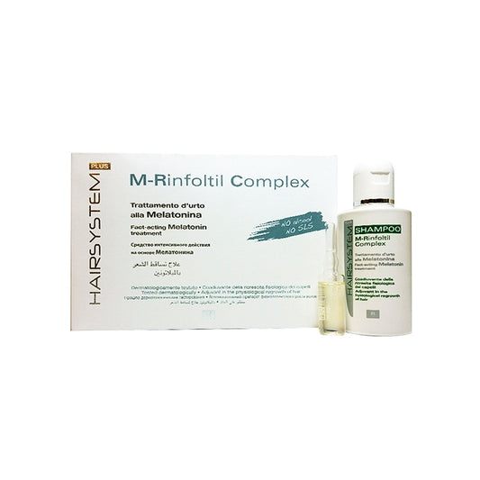 HAIRSYSTEM PLUS M-RINFOLTIL COMPLEX 15 FIALE 7ML + SHAMPOO 150ML
