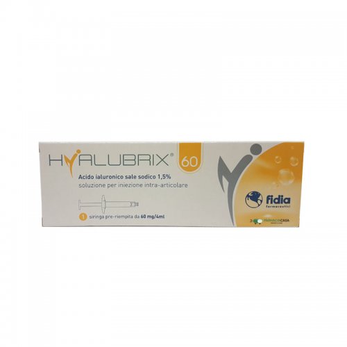 HYALUBRIX-1 SIRINGA PRE-RIEMPITA PER INIEZIONI INTRA-ARTICOLARI CON ACIDO IALURONICO 4 ML 60 MG