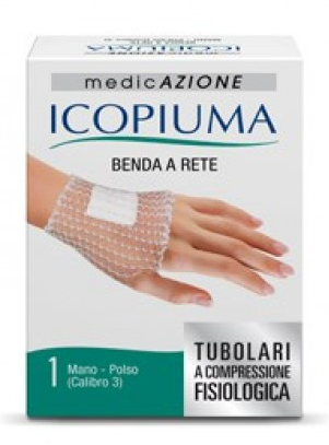 ICOPIUMA BENDA A RETE MANO E POLSO CALIBRO 3
