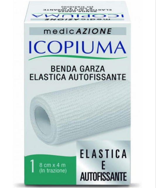 ICOPIUMA BENDA ELASTICA AUTOFISSANTE 8CM X 4 METRI