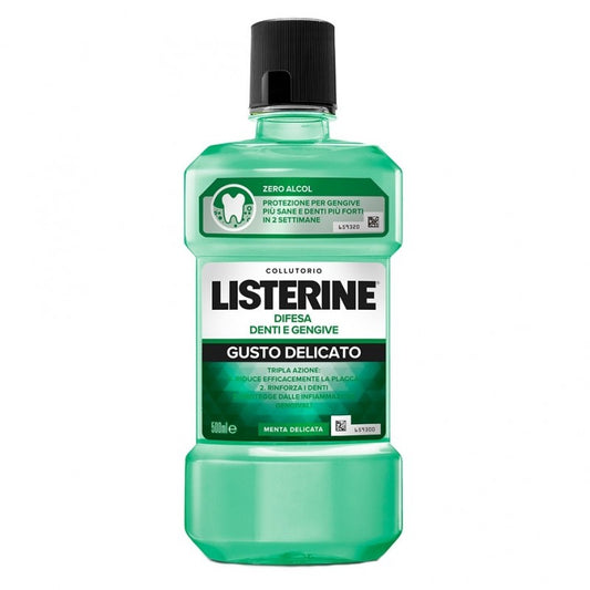 LISTERINE DIFESA DENTI E GENGIVE GUSTO DELICATO 500ML