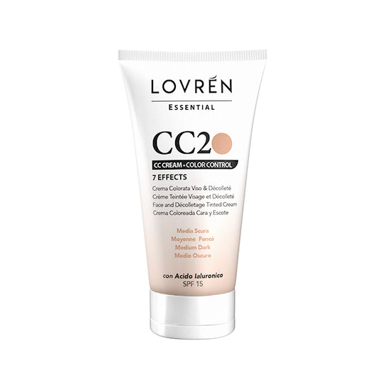 LOVREN ESSENTIAL CC CREAM CC2 MEDIA SCURA