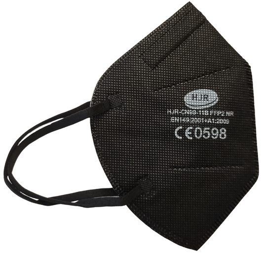 MASCHERINA FFP2 NERA HJR 10 PEZZI