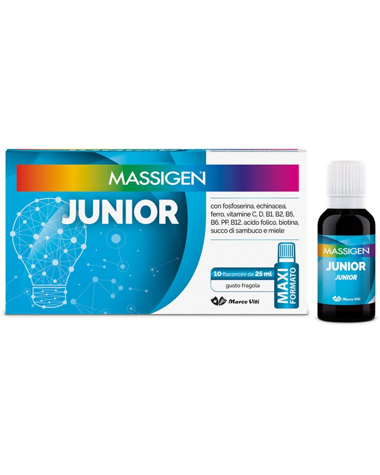 MASSIGEN JUNIOR 10 FLACONCINI 25ML