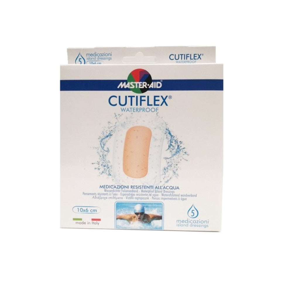 MASTER-AID CUTIFLEX ACQUA STOP 10x6 CM 5 PEZZI - DISPOSITIVO MEDICO CE